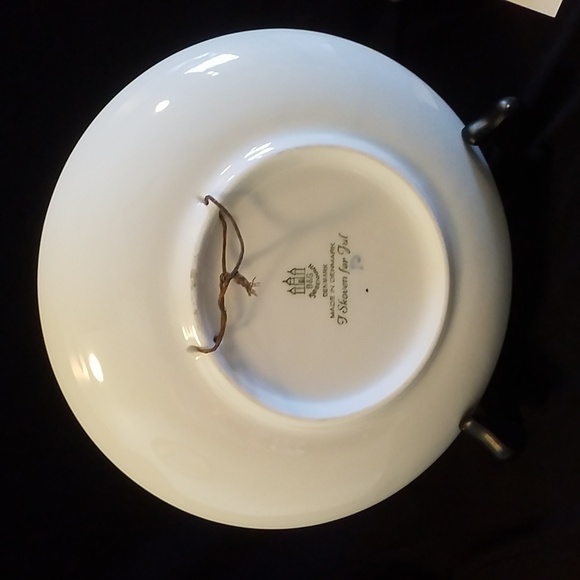 PLATE Bing & Grondahl Copenhagen 1965 JULE AFTER I Skoven for Jul Christmas - Picture 2 of 3